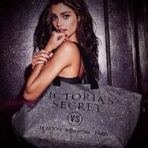 Victorias Secret Glitter Sparkle Shimmer Bag Tote